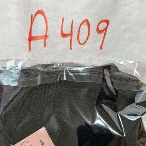 NWT VICTORIA'S SECRET SHEER TRIM BLACK ROMPER PJ LOUNGEWEAR SMALL‎ - Picture 9 of 9